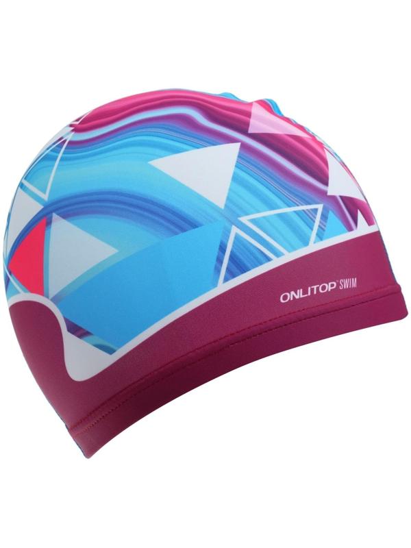 Купальник для девочек + шапочка, комплект, р. 26, рост 98 см, обхват 46-52 см