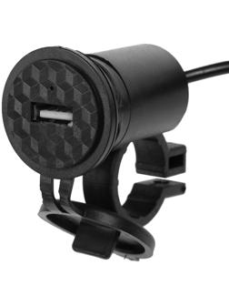 Зарядное устройство USB на руль мотоцикла, 5 В-2.1 А, 9-24 В, провод 110 см