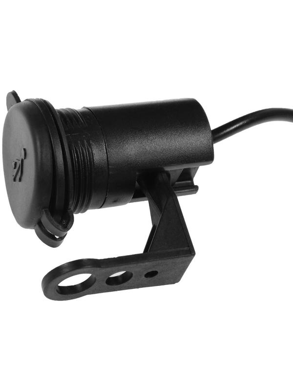 Зарядное устройство USB на руль мотоцикла, 5 В-2.1 А, 9-24 В, провод 110 см