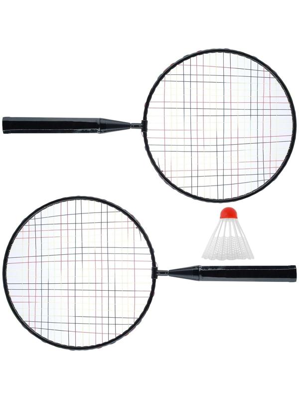 Набор для игры в бадминтон: 2 ракетки, волан, цвета МИКС