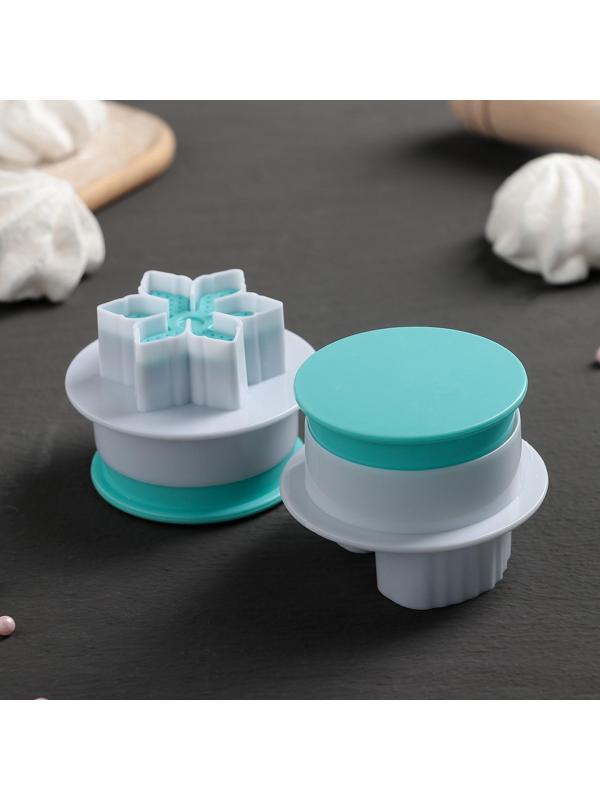 Набор плунжеров кондитерских «Листья», 2 шт