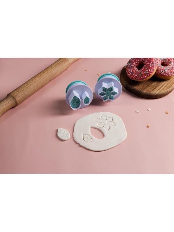 Набор плунжеров кондитерских «Листья», 2 шт