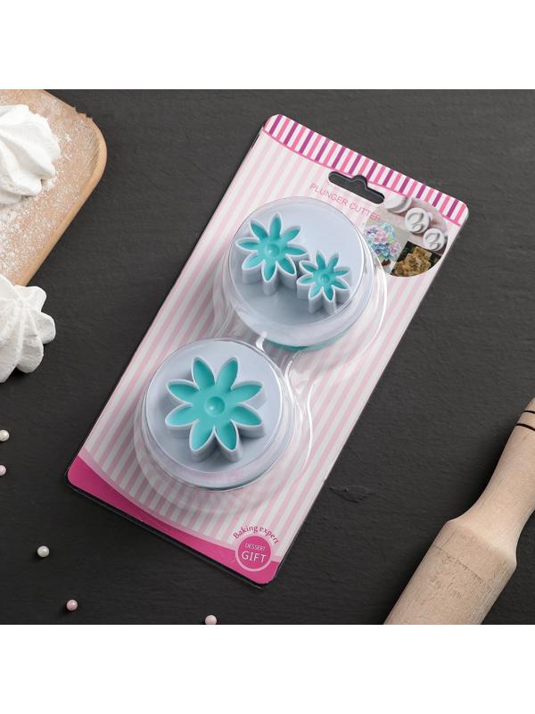 Набор плунжеров кондитерских «Цветы», 2 шт