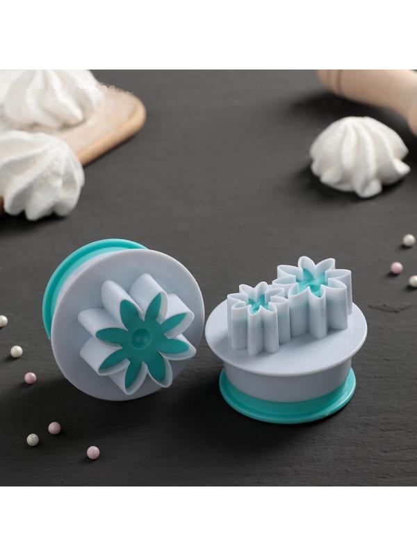 Набор плунжеров кондитерских «Цветы», 2 шт