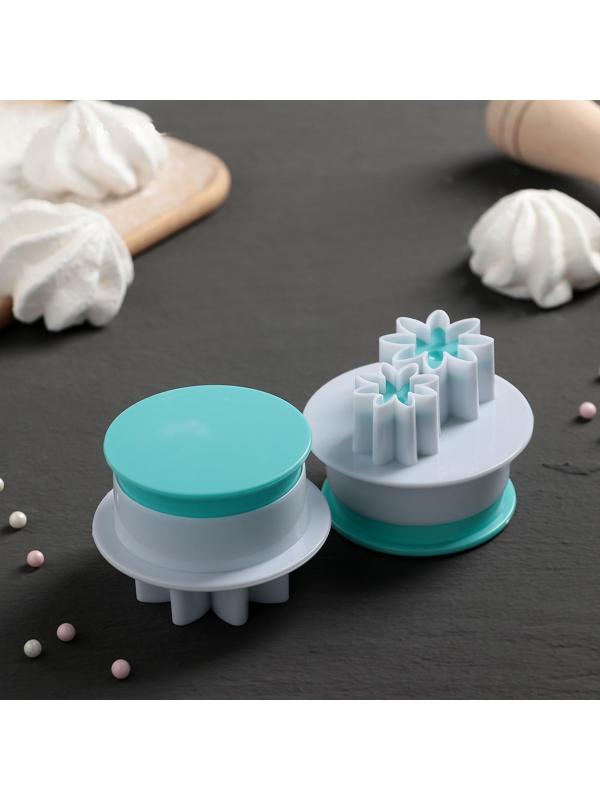 Набор плунжеров кондитерских «Цветы», 2 шт