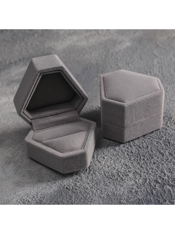 Футляр бархатный под серьги/кольцо 