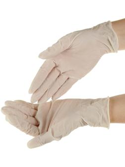 Перчатки смотровые Top Glove латексные, нестерильные, опудренные. р-М