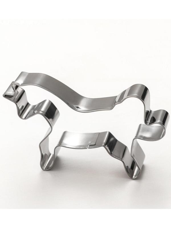 Набор форм для вырезания печенья «Единорог», 2 шт, 9×7×2 см, цвет хромированный