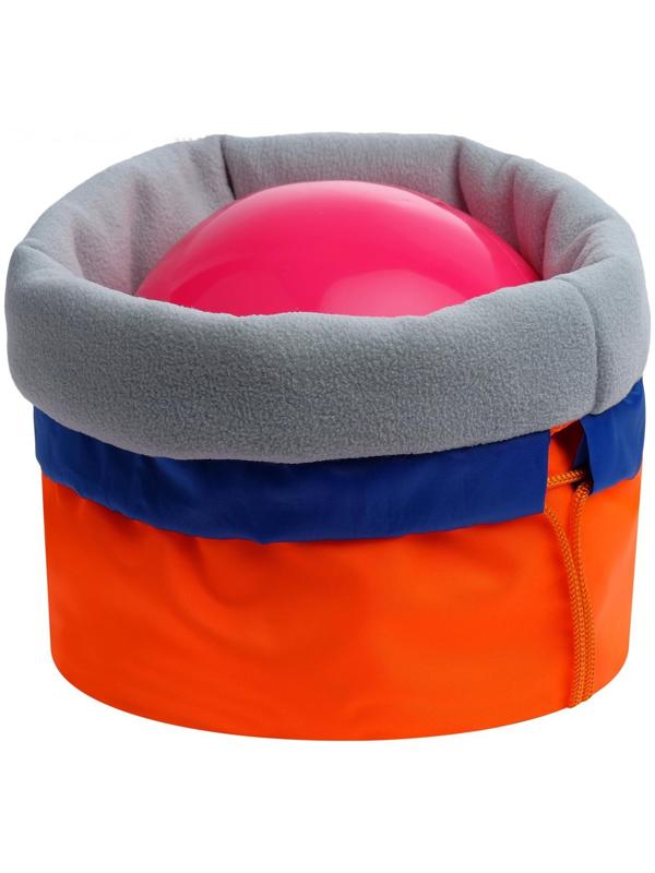 Чехол для мяча гимнастического утеплённый, цвет оранжевый