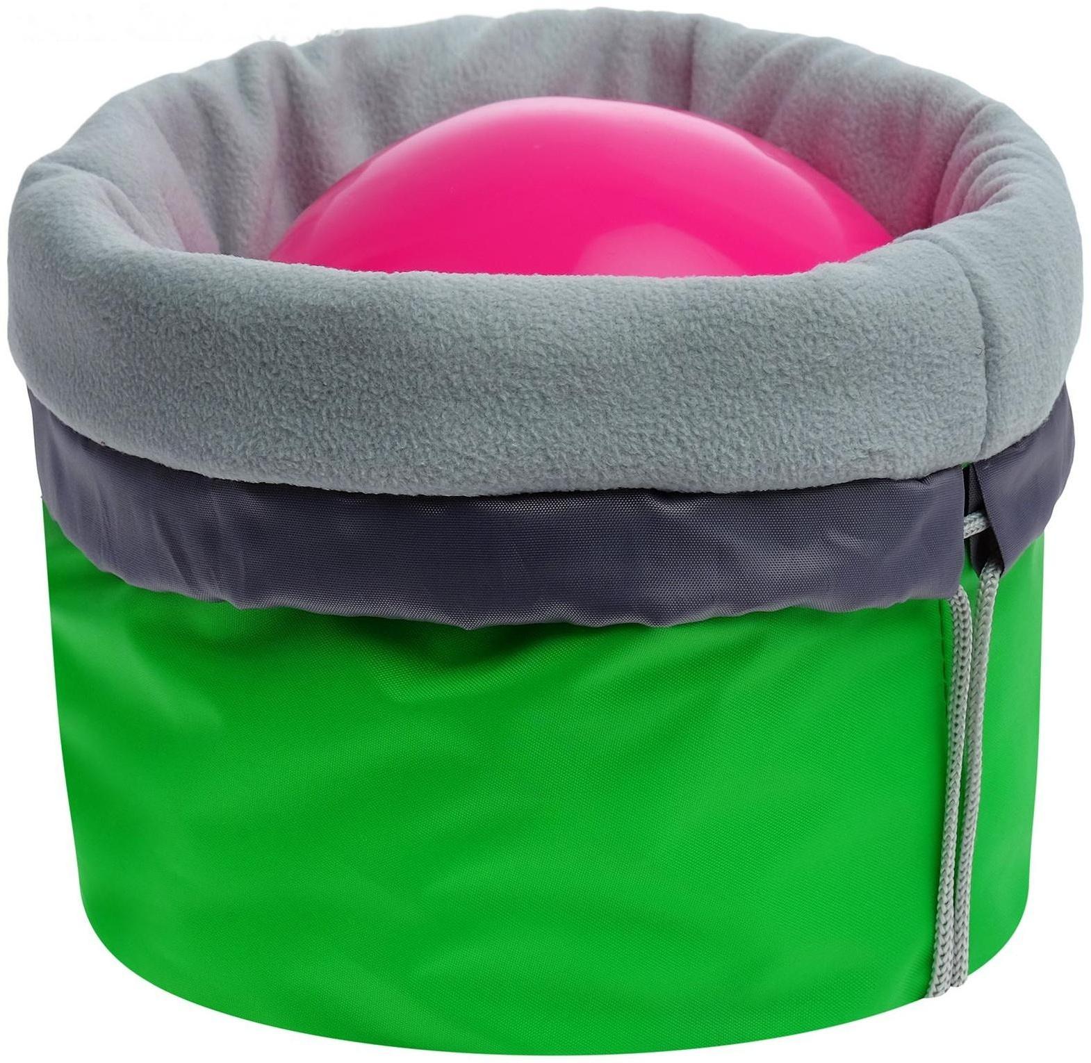 Чехол для мяча гимнастического утеплённый, цвет салатовый