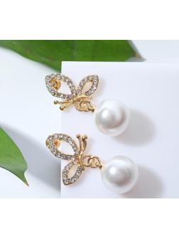 Серьги с жемчугом 