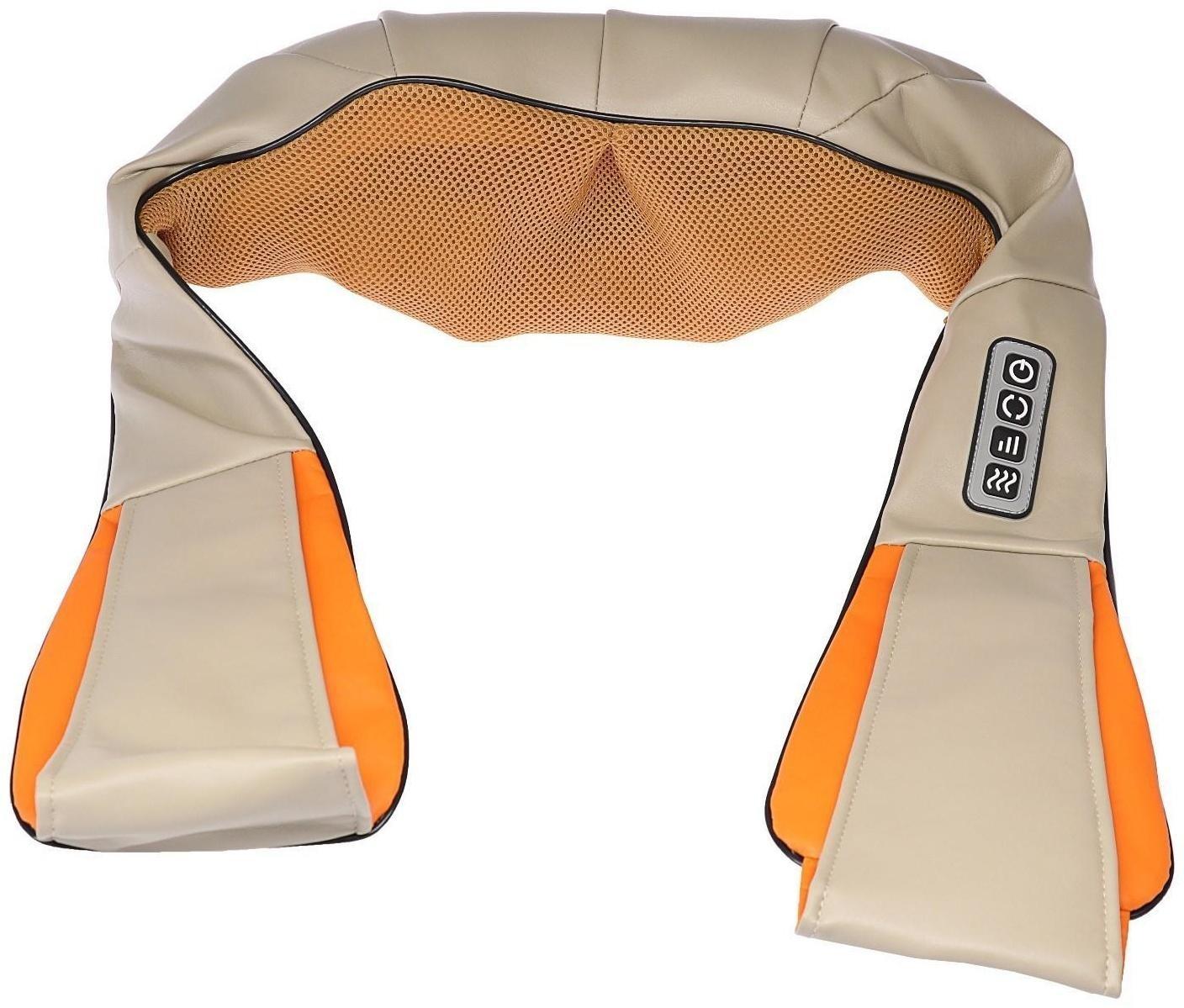 Массажёр для спины и шеи Luazon LEM-21, наплечный, ИК-подогрев, 220 В