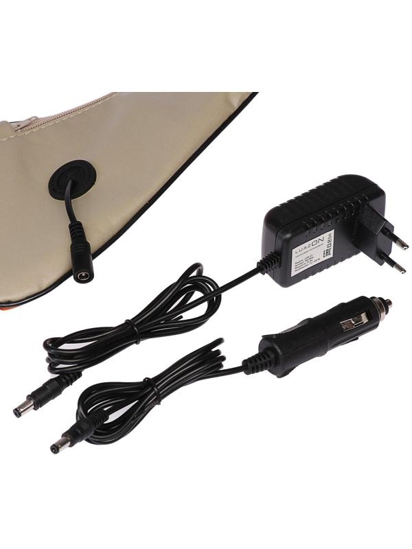 Массажёр для спины и шеи Luazon LEM-21, наплечный, ИК-подогрев, 220 В