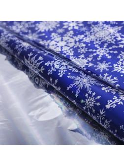 Плёнка упаковочная голография «Снежинки», 100 × 70 см