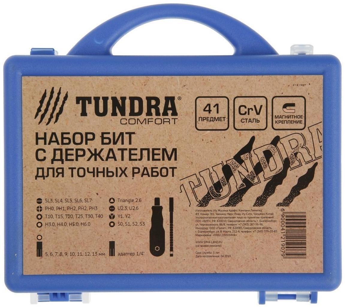 Набор для точных работ ТУНДРА, CrV, 41 предмет