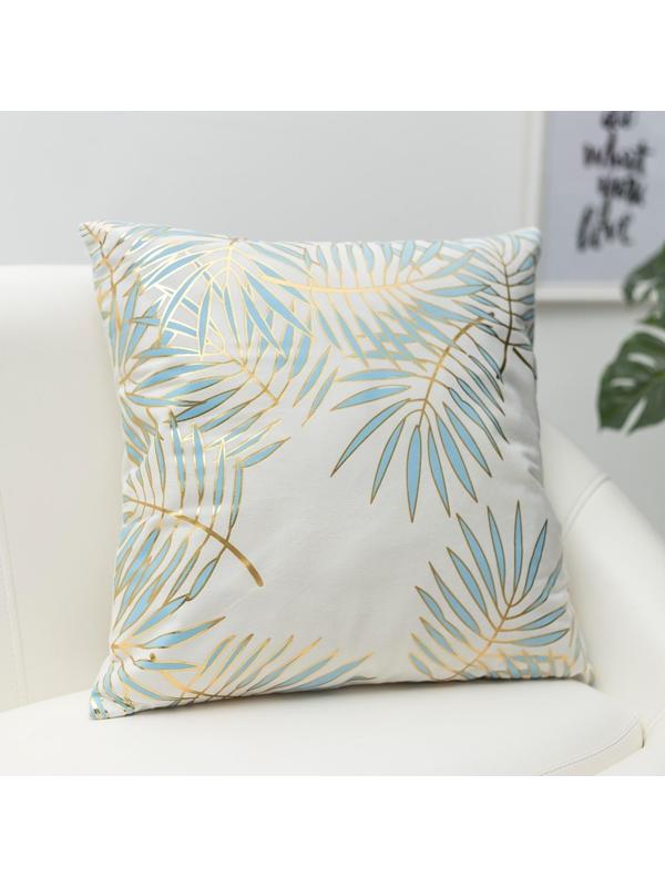 Наволочка декоративная Этель «Листва» 42 х 42 см, велюр