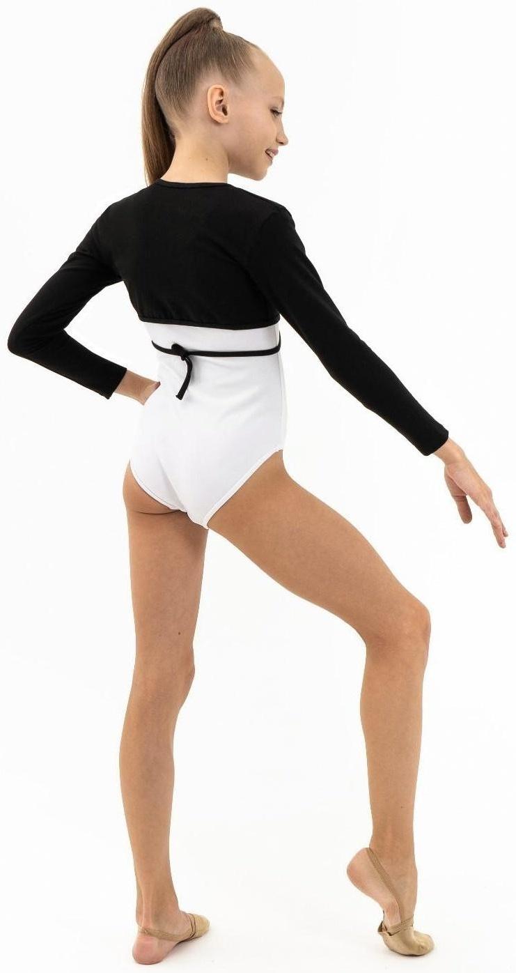 Болеро гимнастическое, цвет чёрный, размер 32