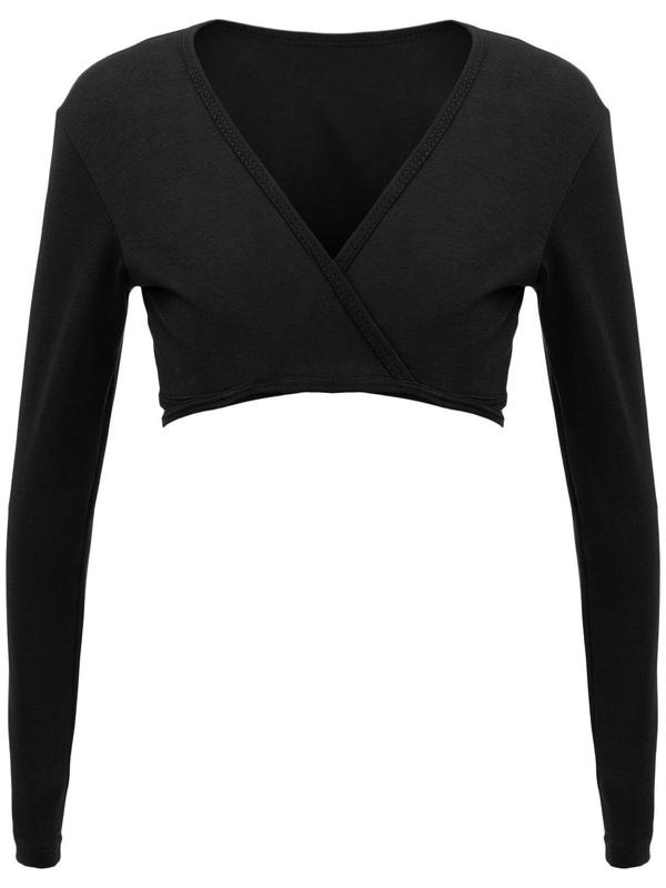 Болеро гимнастическое, цвет чёрный, размер 32