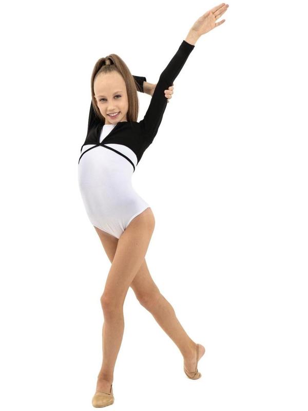 Болеро гимнастическое, цвет чёрный, размер 34