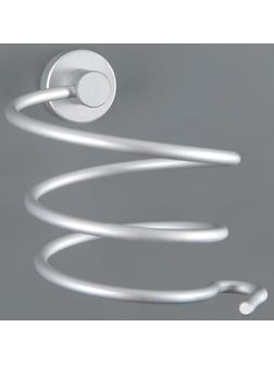 Держатель для фена, 10×12×10 см, алюминий