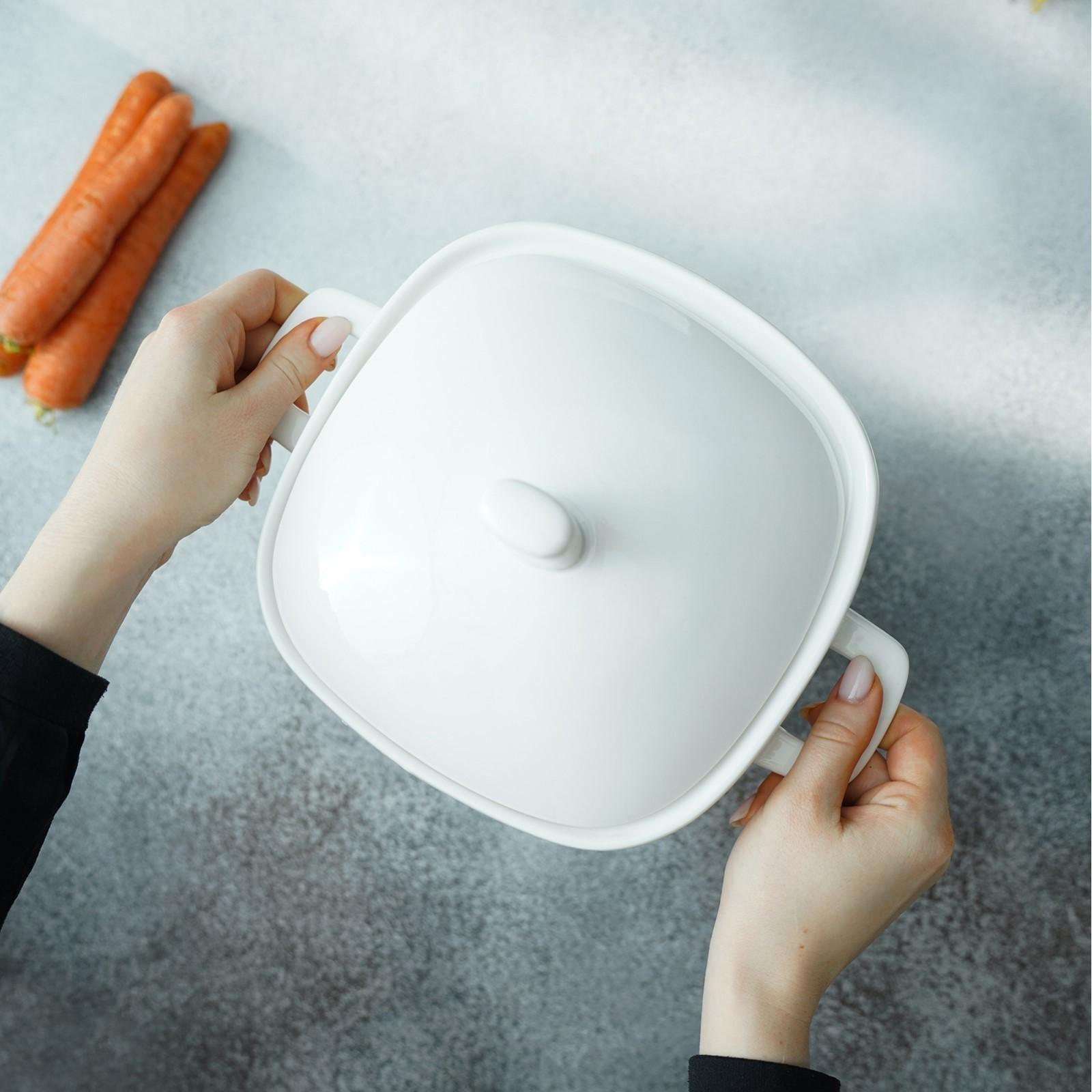 Супница фарфоровая Magistro «Бланш», 3,5 л