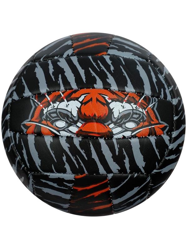 Мяч волейбольный ONLYTOP «Тигр», ПВХ, машинная сшивка, 18 панелей, размер 2, 4166908