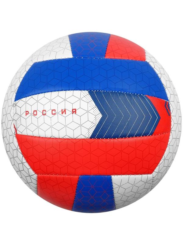 Мяч волейбольный MINSA «РОССИЯ», ПВХ, машинная сшивка, 18 панелей, размер 5