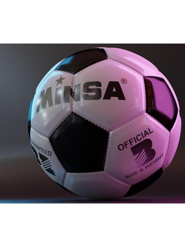 Мяч футбольный MINSA, ПВХ, машинная сшивка, 32 панели, размер 3, 240 г