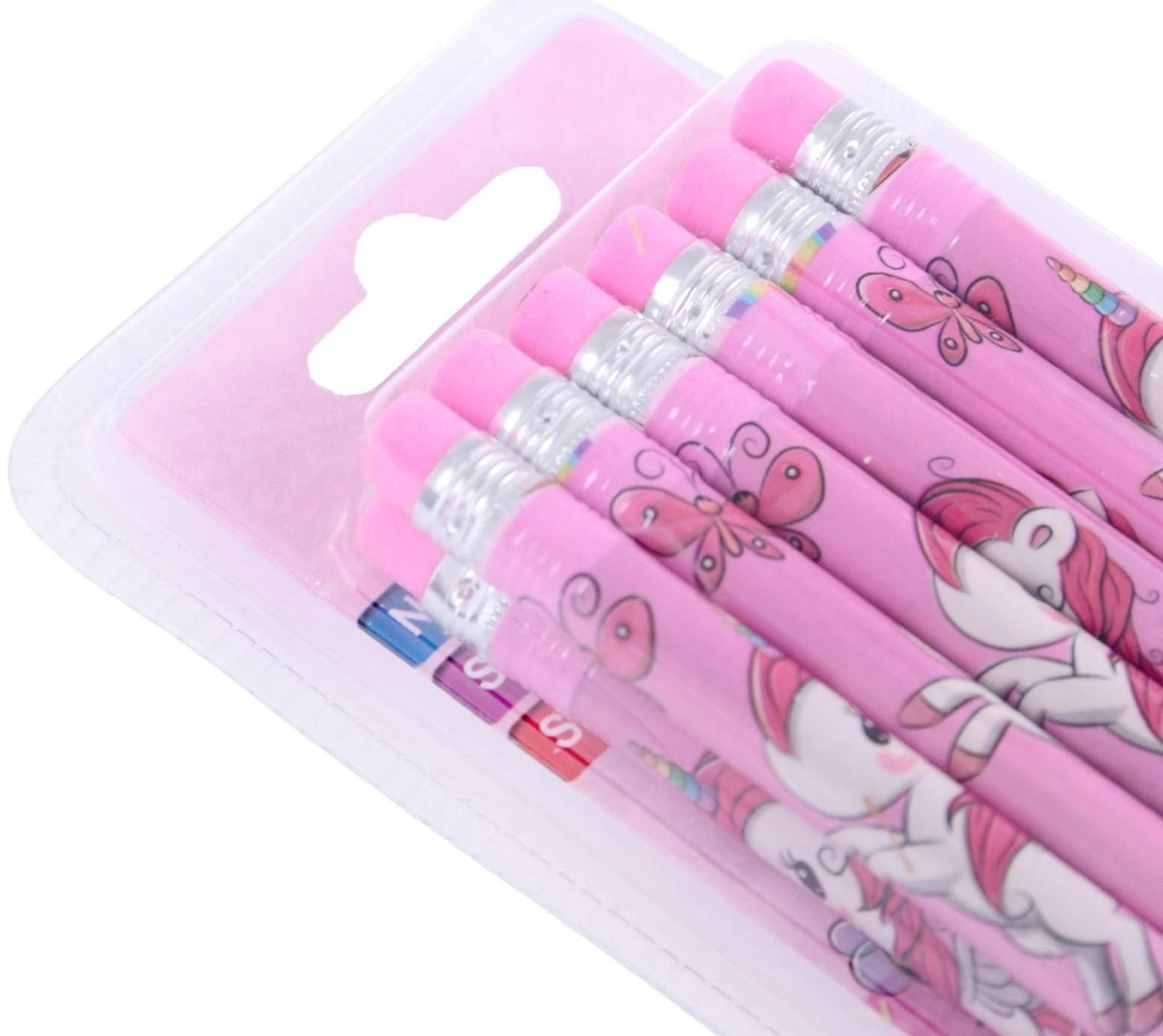 Карандаш чёрнографитный с ластиком 