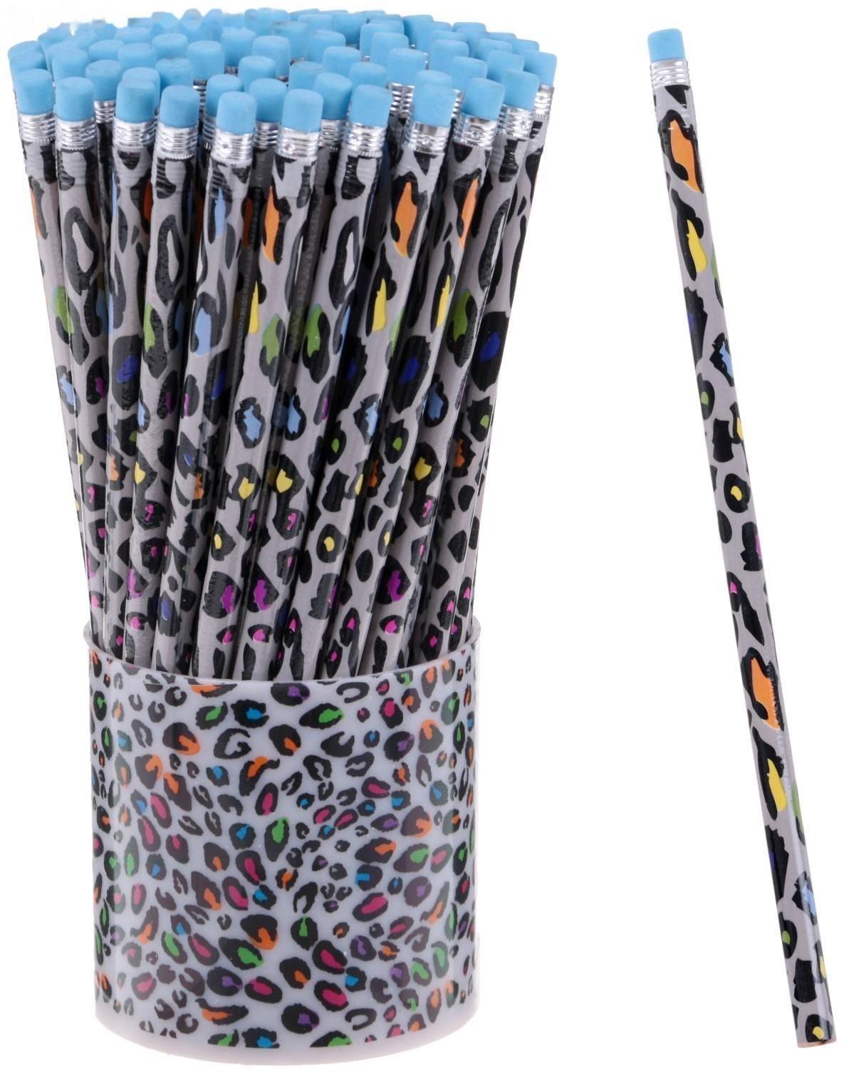 Карандаш чёрнографитный с ластиком 