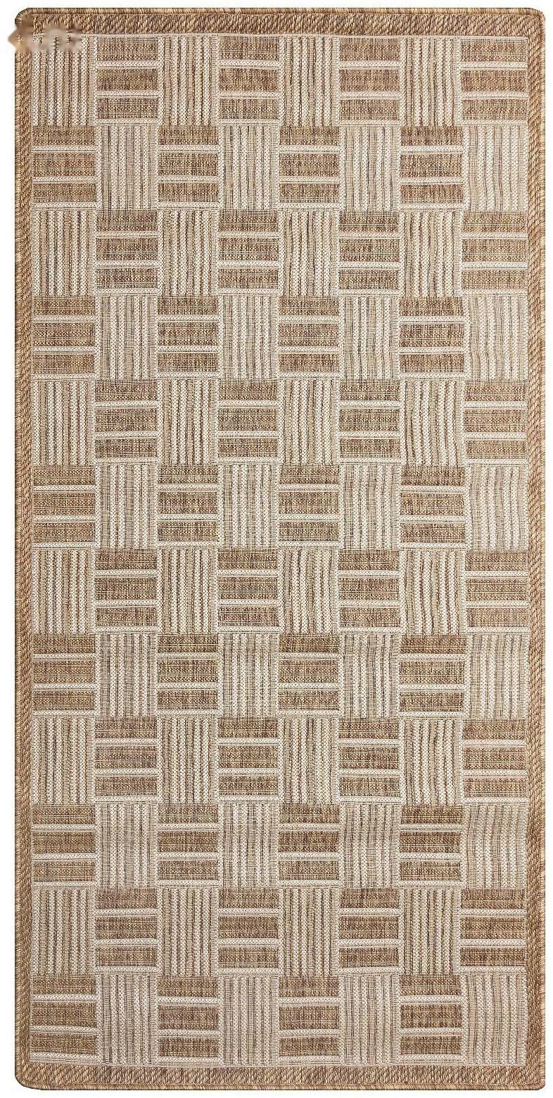 Ковер Эко прямоугольный 60*110 см, 7917/23, ПП 100%, джут