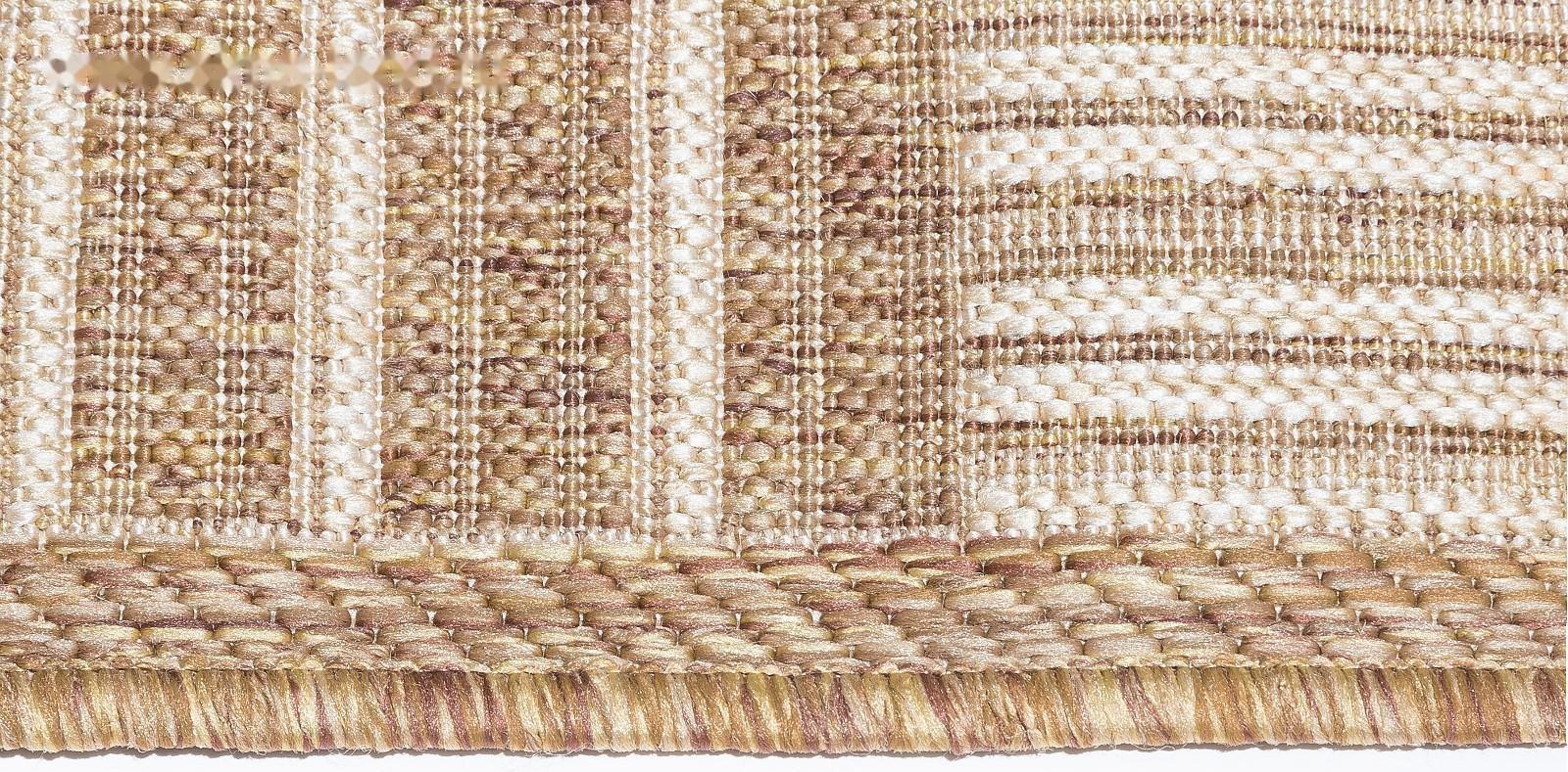 Ковер Эко прямоугольный 60*110 см, 7917/23, ПП 100%, джут