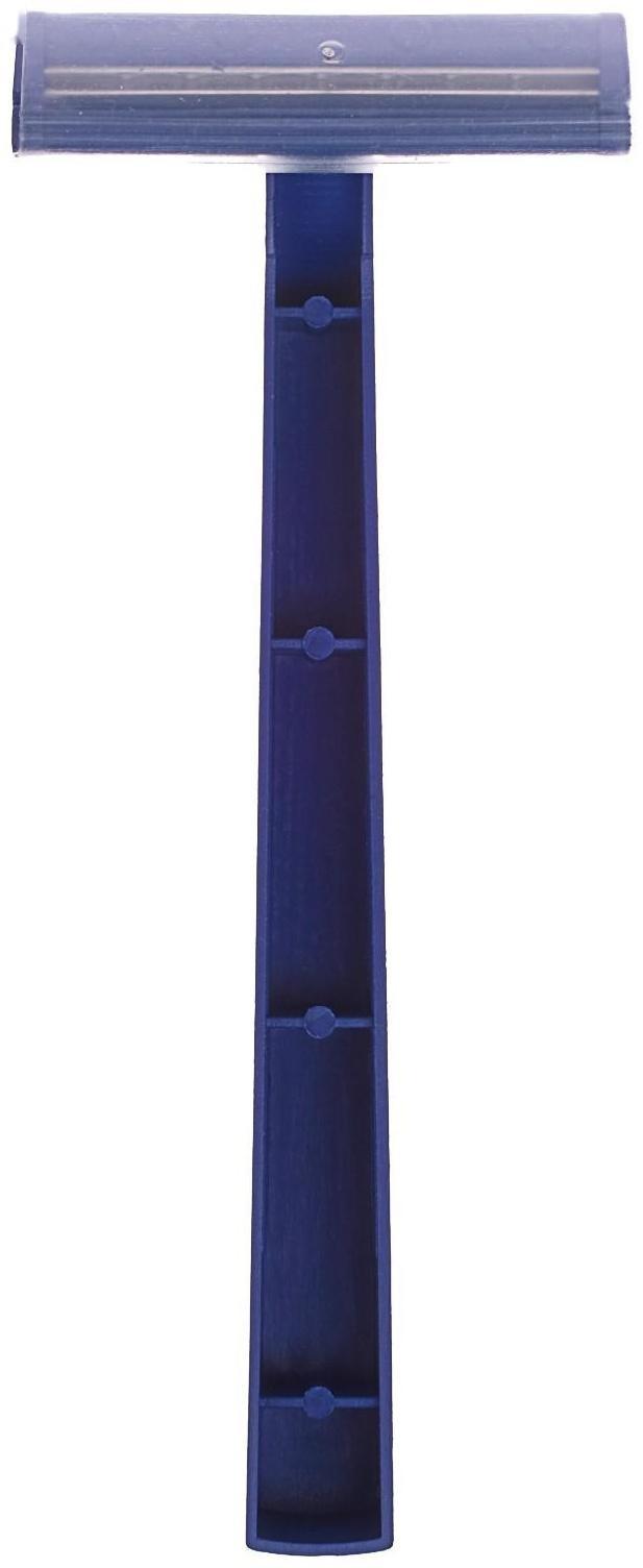 Бритвенные станки одноразовые LuazON, 2 лезвия, синие, 3 шт.