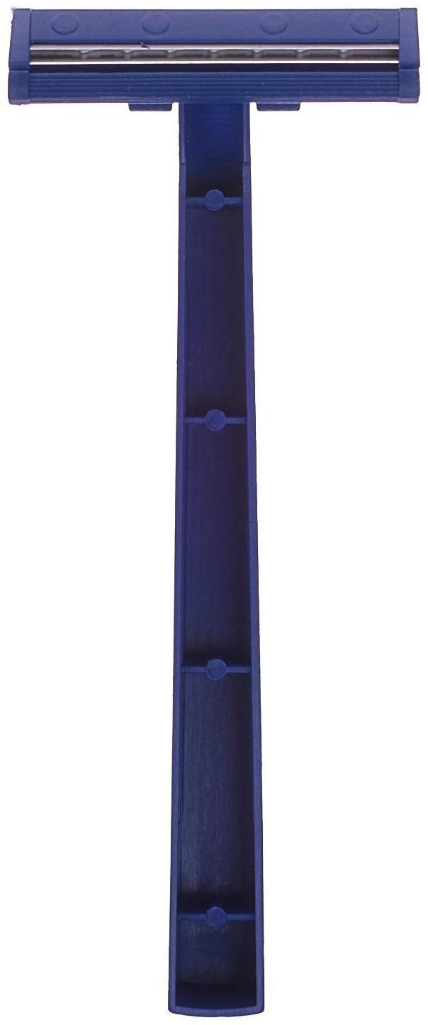 Бритвенные станки одноразовые LuazON, 2 лезвия, синие, 3 шт.