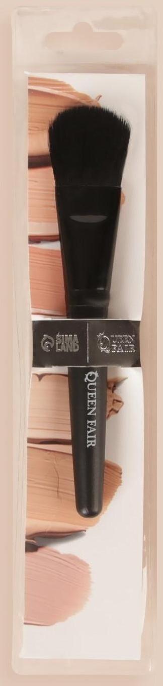 Кисть для макияжа «Premium Brush», 12,5 см, цвет чёрный