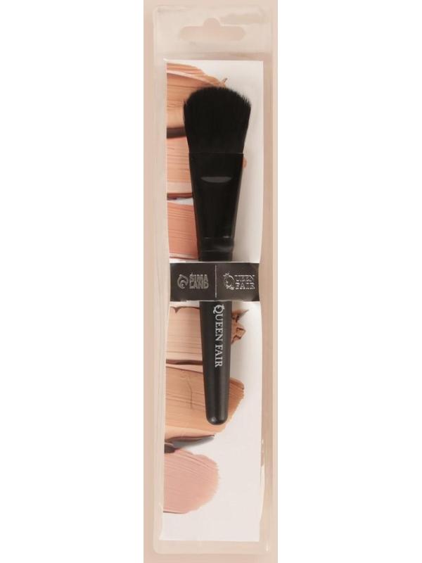 Кисть для макияжа «Premium Brush», 12,5 см, цвет чёрный