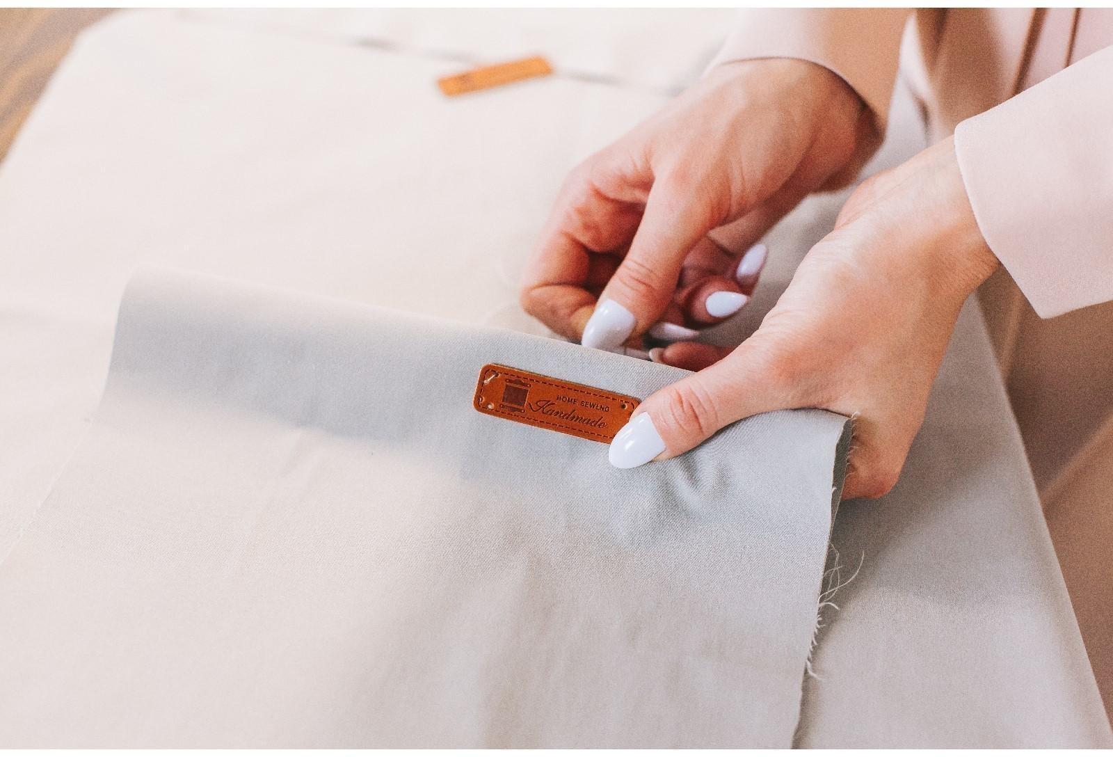 Набор нашивок «Hand made», 5 × 1,5 см, 10 шт