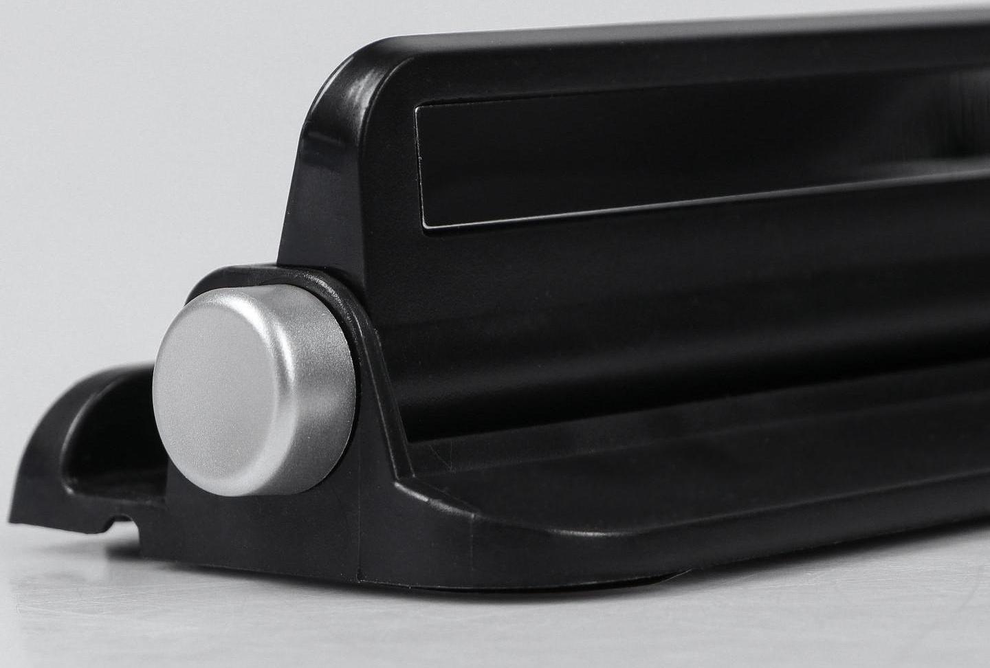 Табличка для номера телефона поворотная, черный