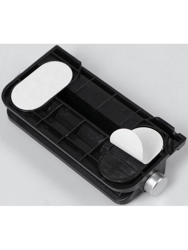 Табличка для номера телефона поворотная, черный