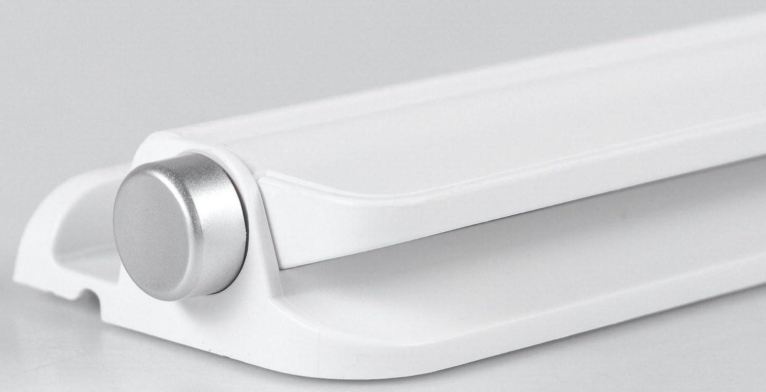 Табличка для номера телефона поворотная, люминесцентные цифры, белый