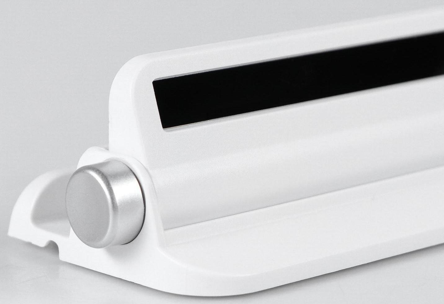 Табличка для номера телефона поворотная, люминесцентные цифры, белый