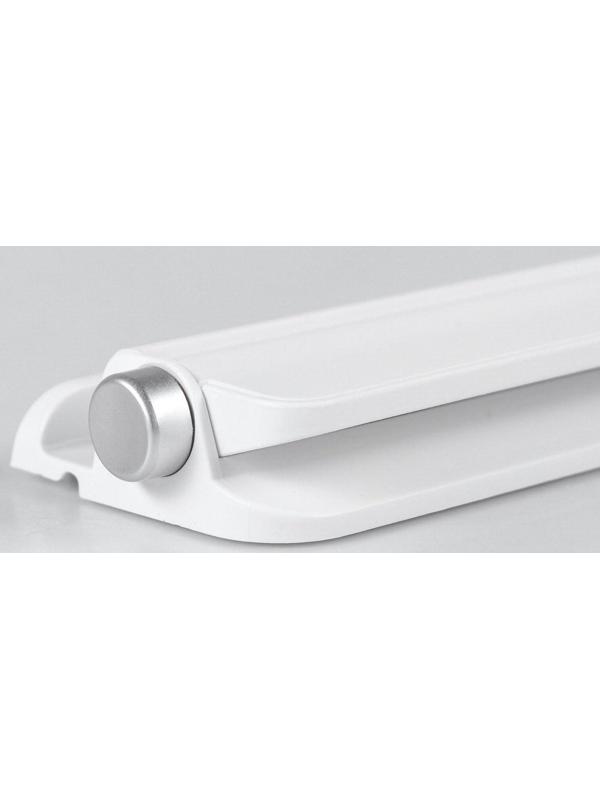 Табличка для номера телефона поворотная, люминесцентные цифры, белый