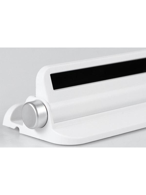 Табличка для номера телефона поворотная, люминесцентные цифры, белый