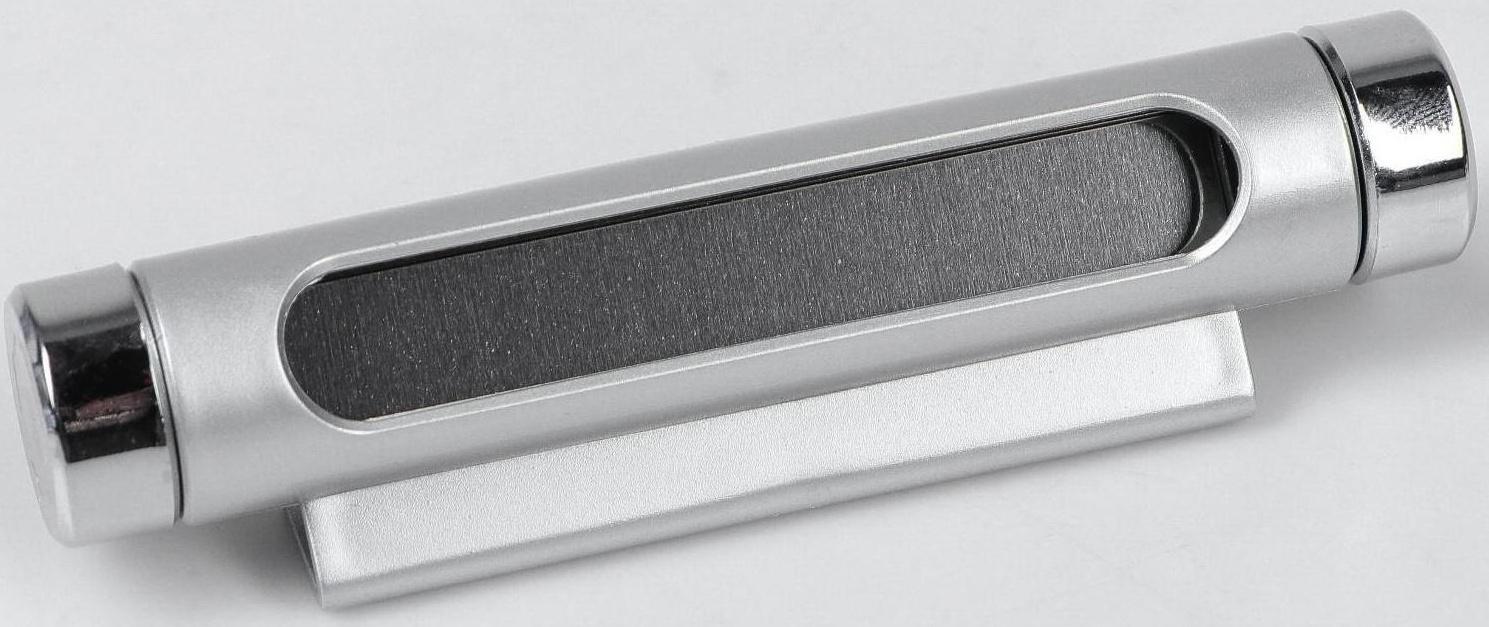 Табличка для номера телефона Cartage, люминесцентные цифры, серебро