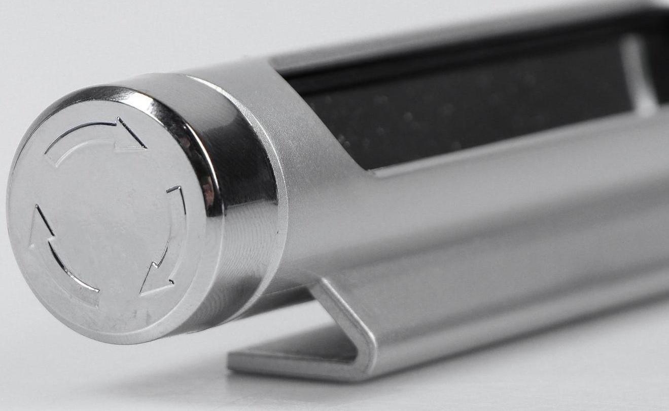 Табличка для номера телефона Cartage, люминесцентные цифры, серебро