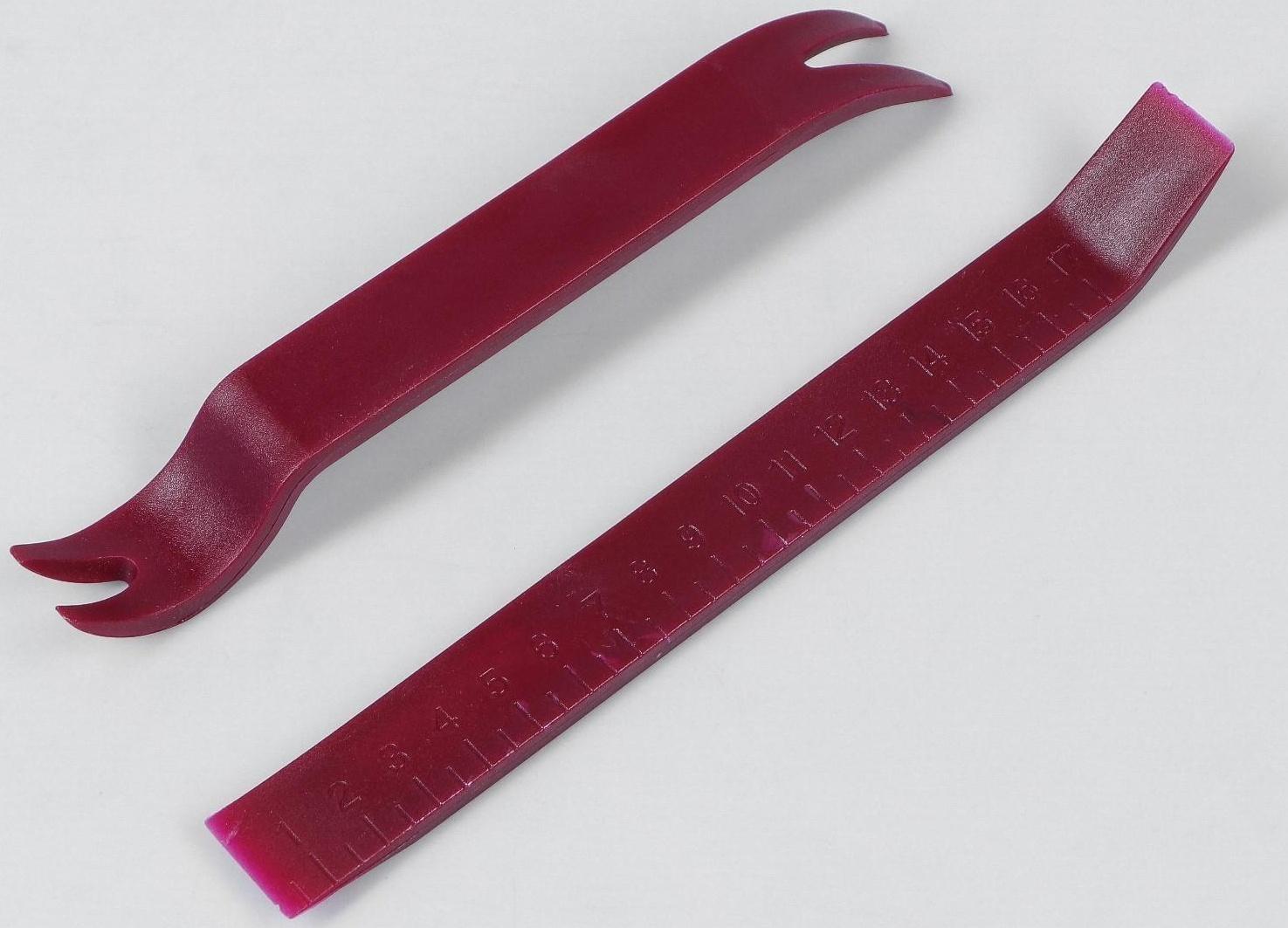 Инструмент для разбора пластика в авто, усиленный, набор 2 предмета