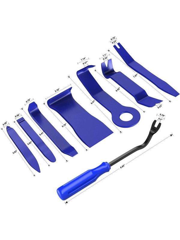 Инструмент для разбора пластика в авто, усиленный, набор 7 предметов