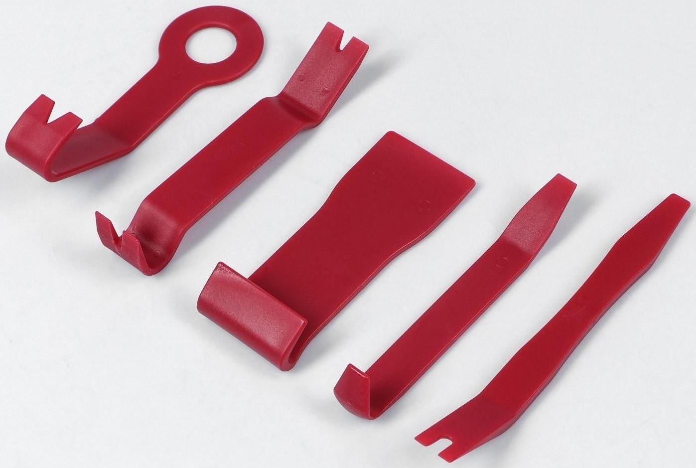 Инструмент для разбора пластика в авто, усиленный, набор 5 предметов