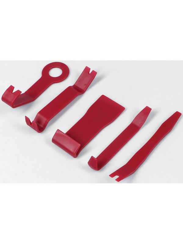 Инструмент для разбора пластика в авто, усиленный, набор 5 предметов