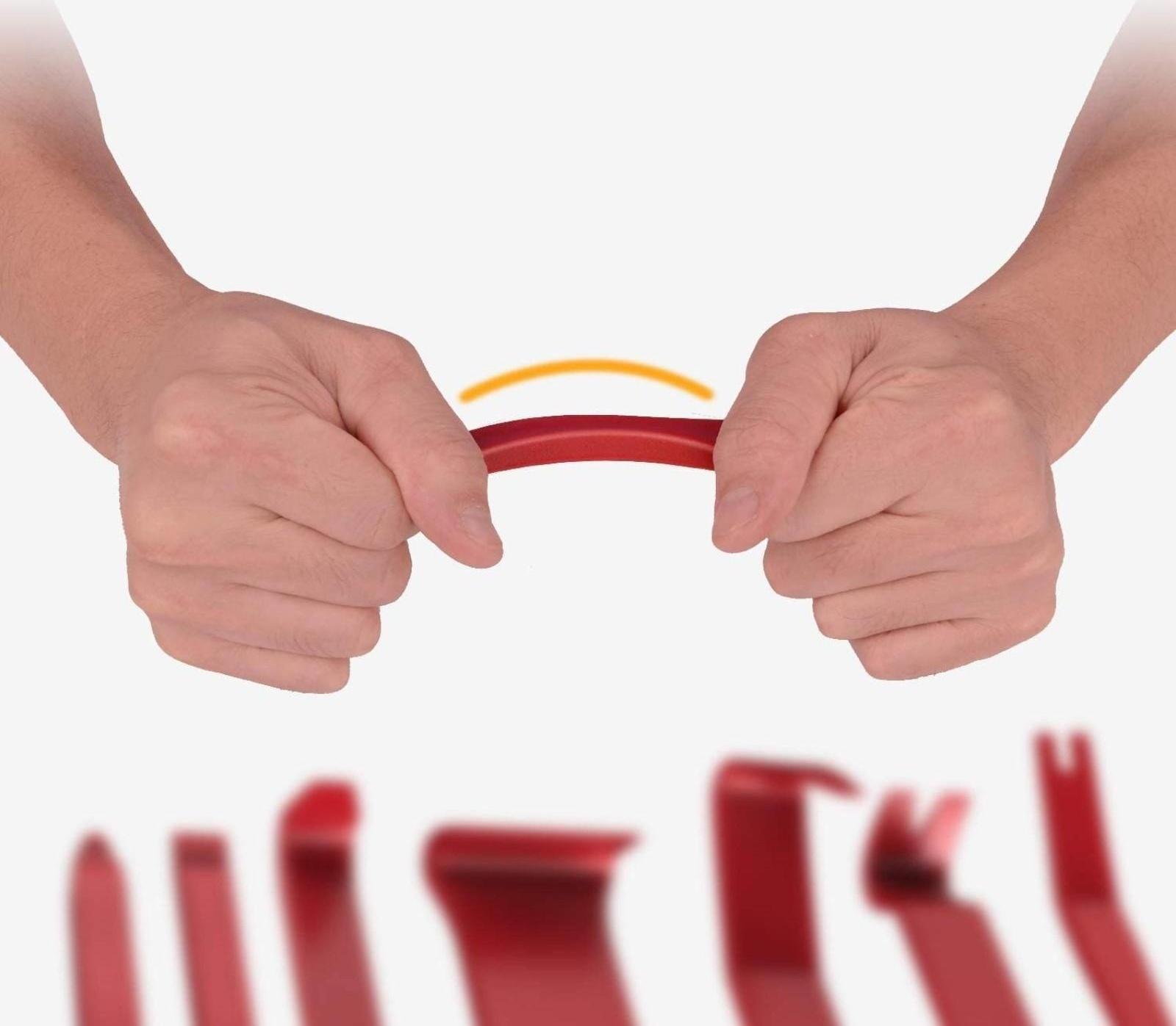 Инструмент для разбора пластика в авто, усиленный, набор 8 предметов